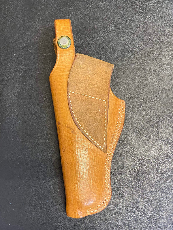 Vintage Lederholster Braun – 1970er Jahre Western Accessoire, Ansicht 2