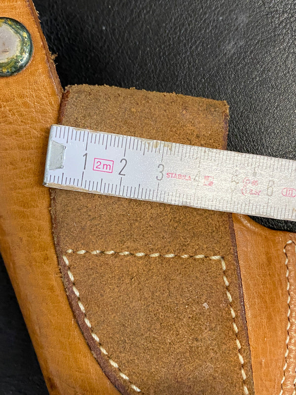 Vintage Lederholster Braun – 1970er Jahre Western Accessoire, Ansicht 3