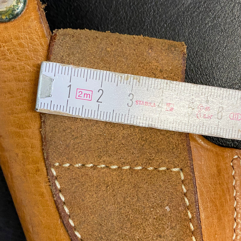Vintage Lederholster Braun – 1970er Jahre Western Accessoire, Ansicht 3