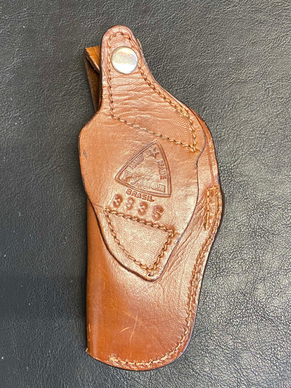 Vintage Leder-Holster – Western Stil – Braun – Made in Brasil 3.3.5
