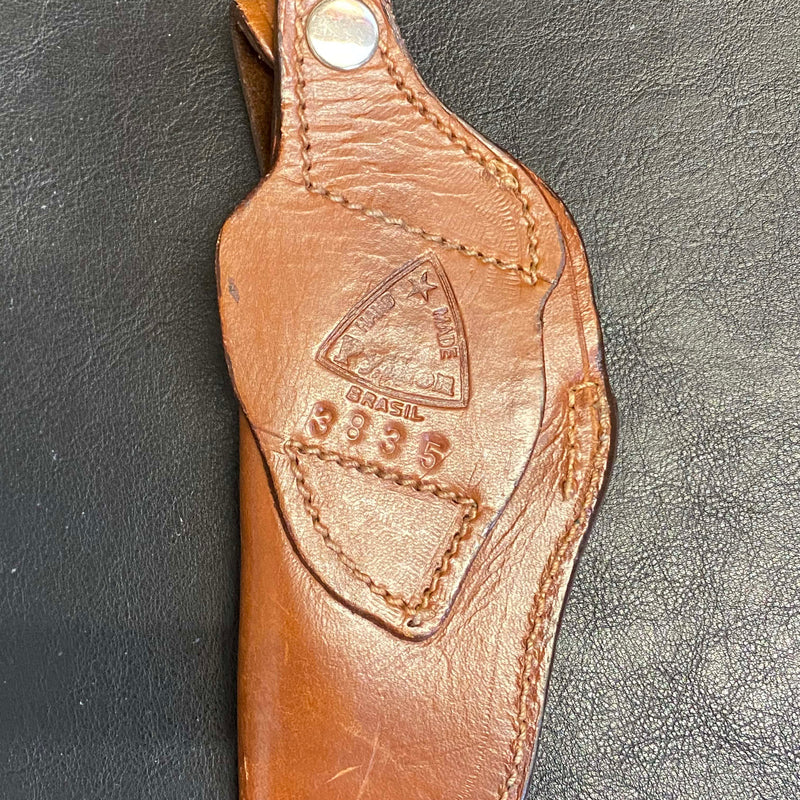Vintage Leder-Holster – Western Stil – Braun – Made in Brasil 3.3.5