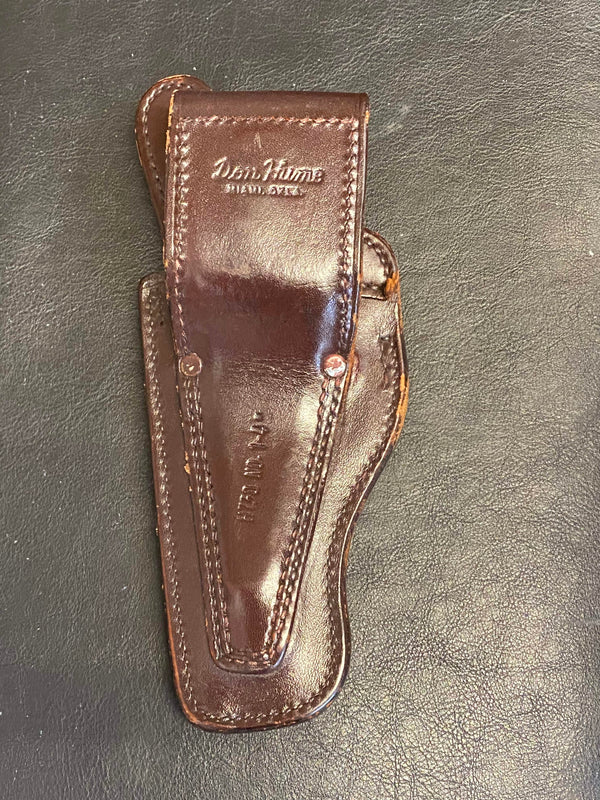 Vintage Don Hume Leder-Holster – Basketweave – Dunkelbraun – Modell H730