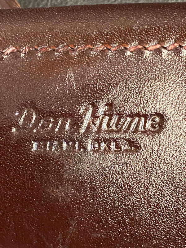 Vintage Don Hume Leder-Holster – Basketweave – Dunkelbraun – Modell H730
