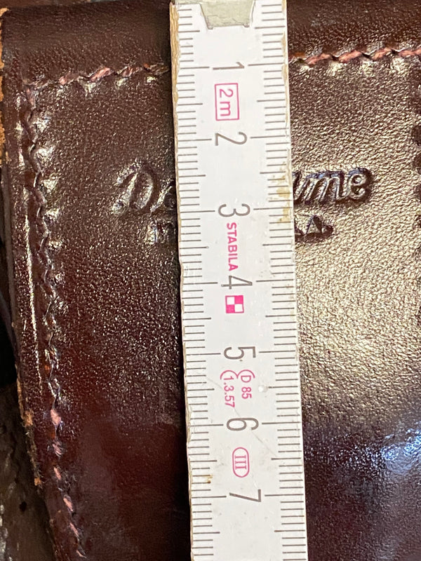 Vintage Don Hume Leder-Holster – Basketweave – Dunkelbraun – Modell H730