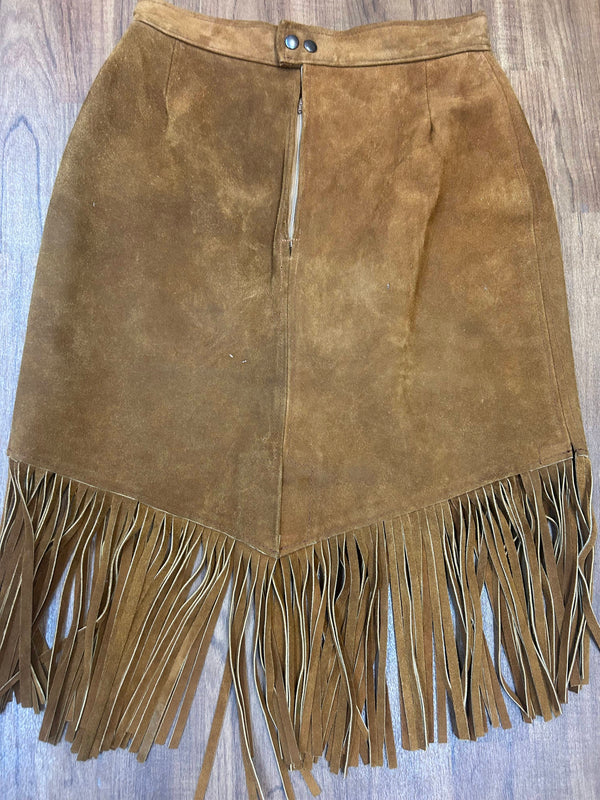 Wildleder-Fransen-Set (Cape & Rock) – Gr. 36/38