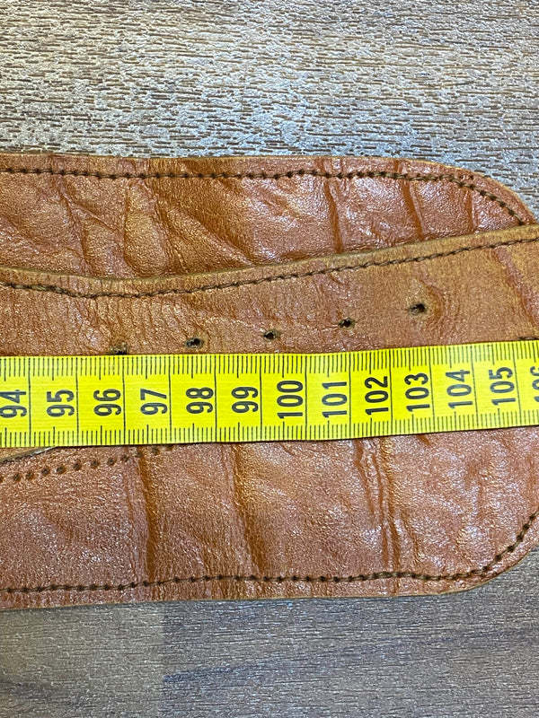 Vintage Leder-Gürtelholster mit Nieten – 70er Jahre Western Biker Style, Ansicht 5