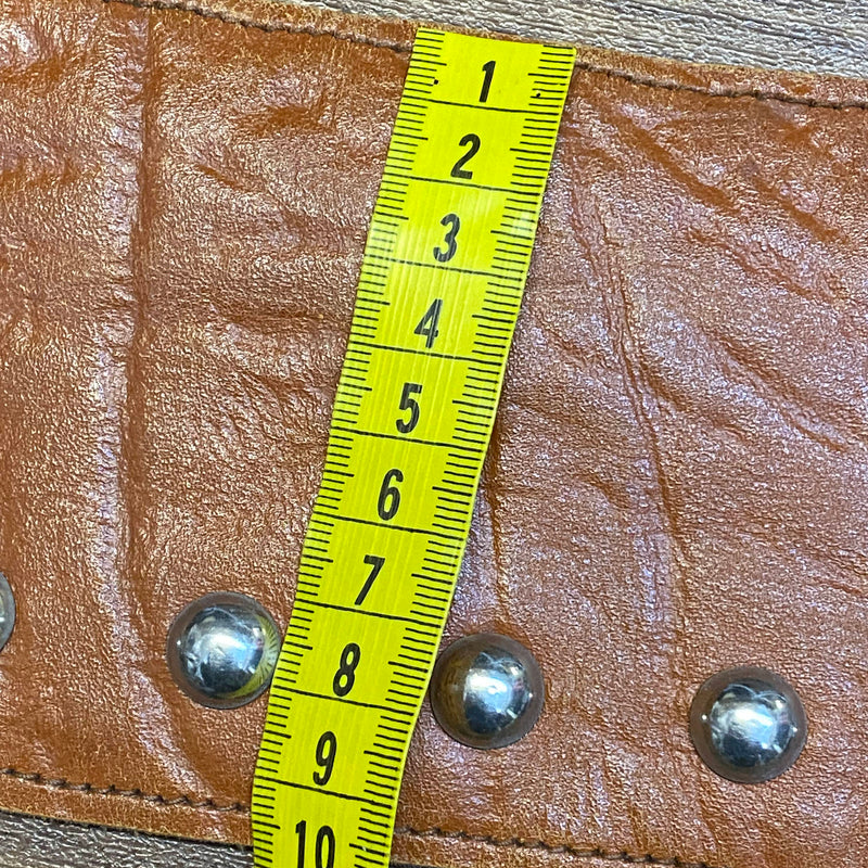 Vintage Leder-Gürtelholster mit Nieten – 70er Jahre Western Biker Style, Ansicht 6