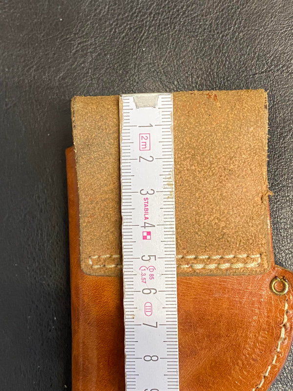 Vintage Lederholster Braun – 1970er – Echtleder – Western Stil, Ansicht 3