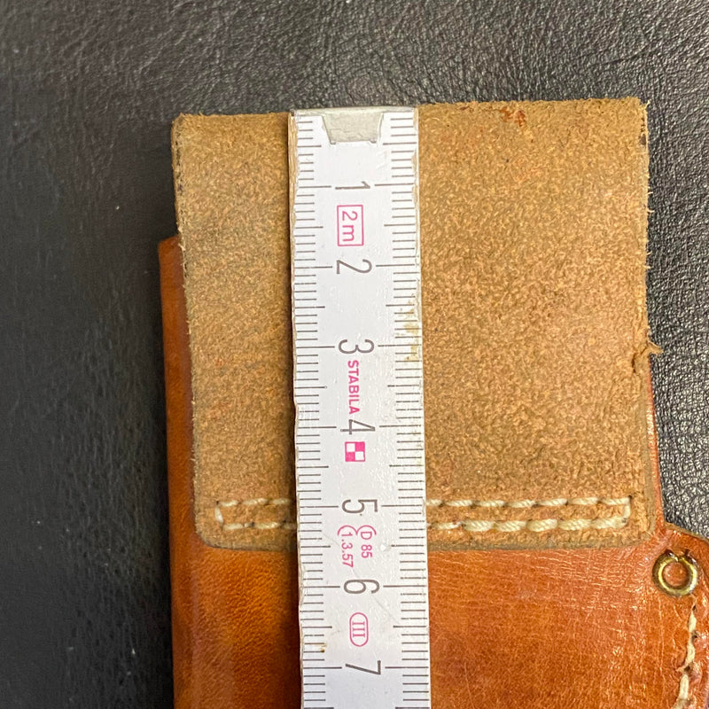 Vintage Lederholster Braun – 1970er – Echtleder – Western Stil, Ansicht 3