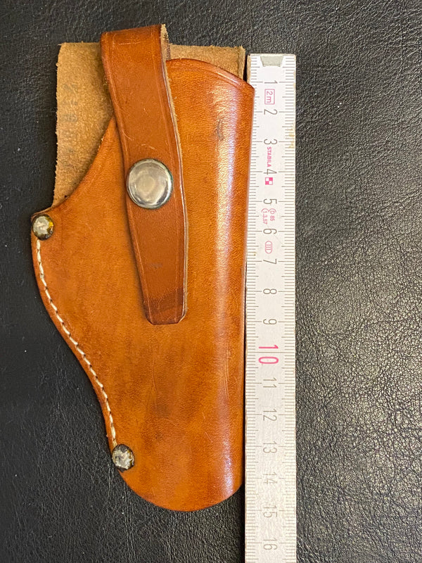 Vintage Lederholster Braun – 1970er – Echtleder – Western Stil, Ansicht 5