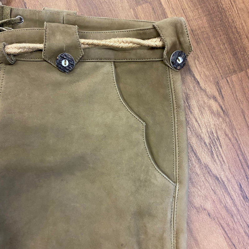 Trachten-Lederhose für Herren, Größe 118, in Braun