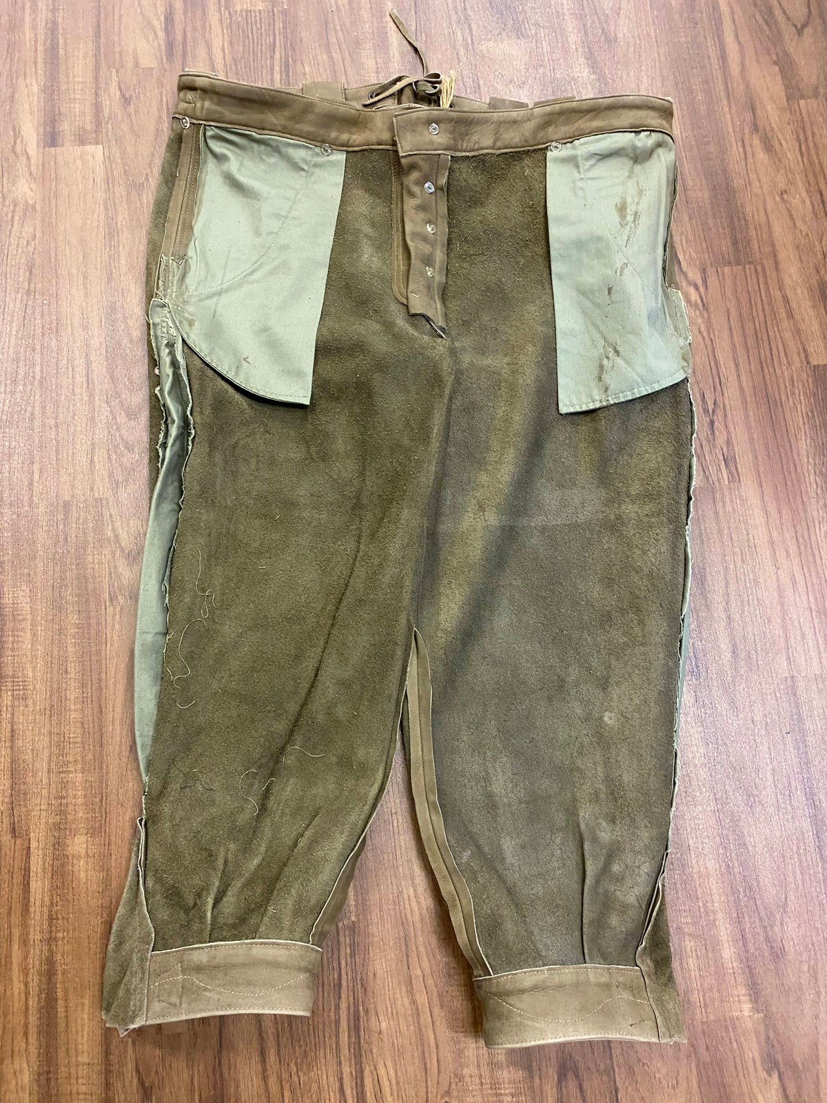 Trachten-Lederhose für Herren, Größe 118, in Braun