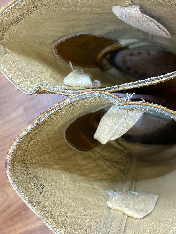 Lederstiefel Vintage Braun Gr.43, Ansicht 4