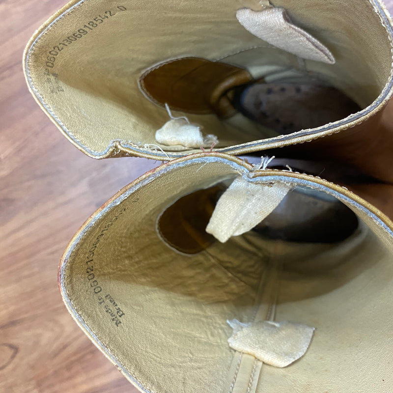 Lederstiefel Vintage Braun Gr.43, Ansicht 4