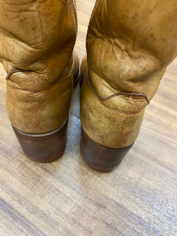 Lederstiefel Vintage Braun Gr.43, Ansicht 5