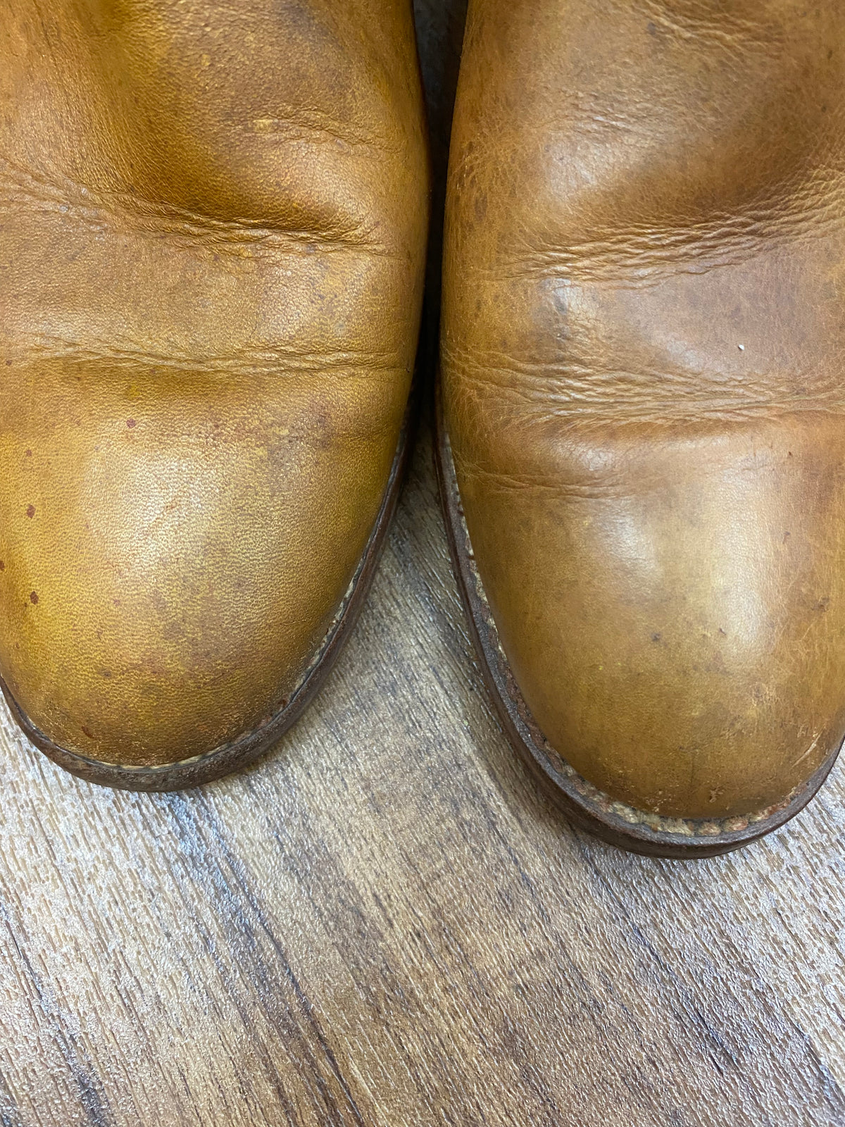 Vintage Lederstiefel in Braun  Gr.43