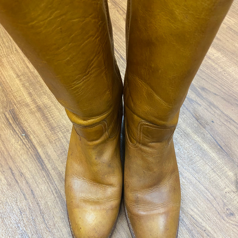Lederstiefel Vintage Braun Gr.43, Ansicht 7