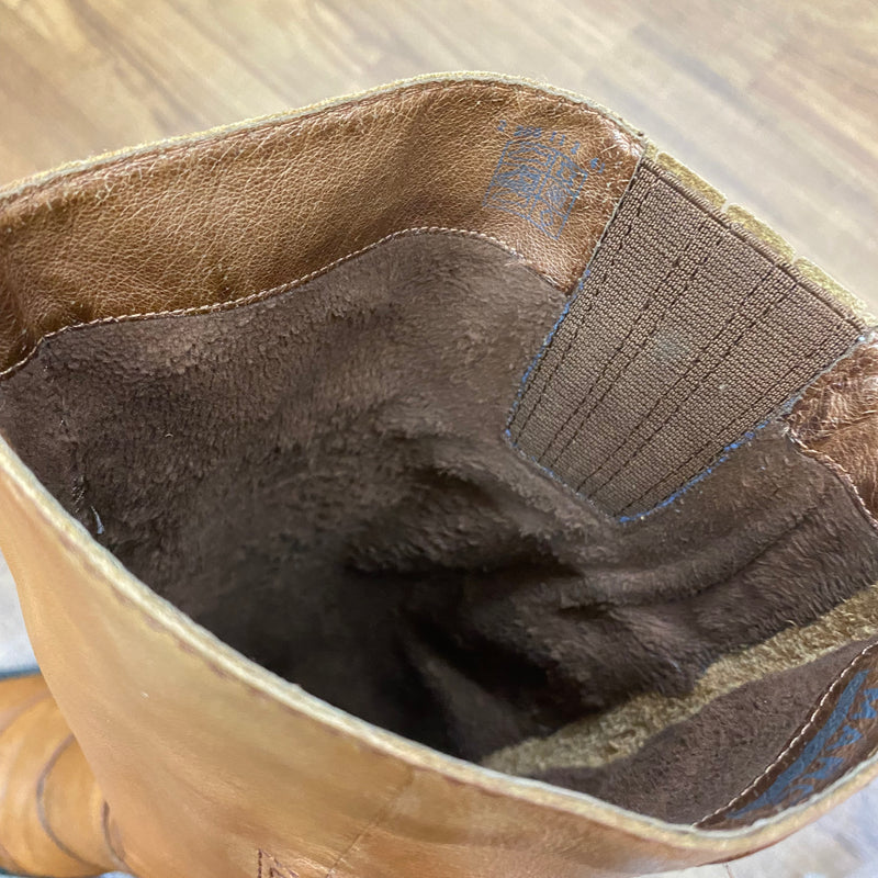 Vintage Lederstiefel in Braun  Gr.41