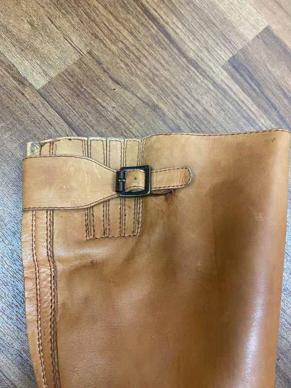 Vintage Lederstiefel in Braun  Gr.41