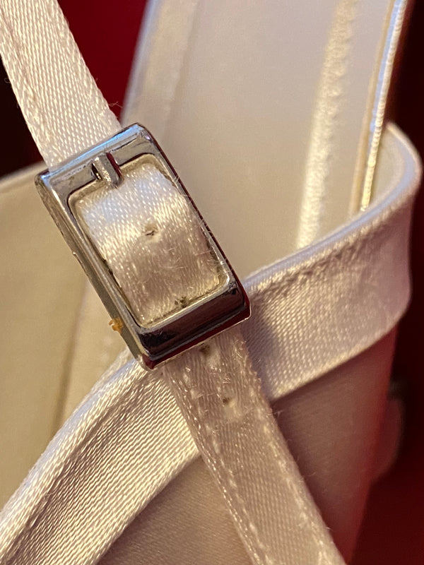 Brautschuh Letty Ivory Satin Gr.42 von Rainbow Club