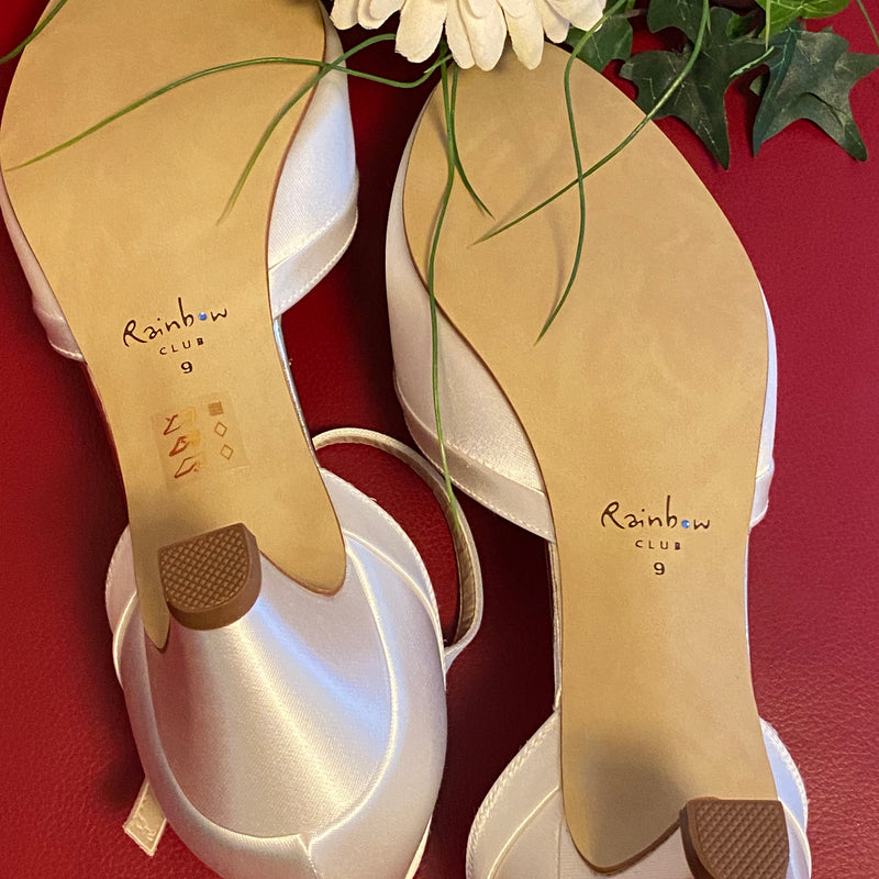 Brautschuh Letty Ivory Satin Gr.42 von Rainbow Club