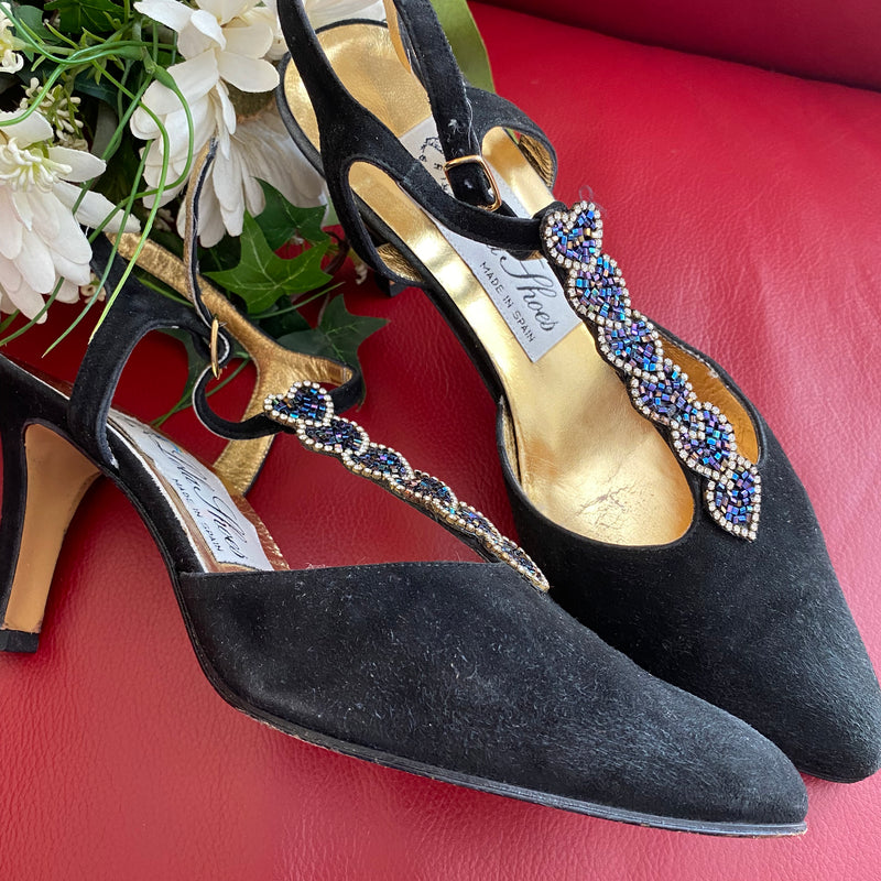 Lola Shoes T-Steg Schuhe Pumps Gr.39