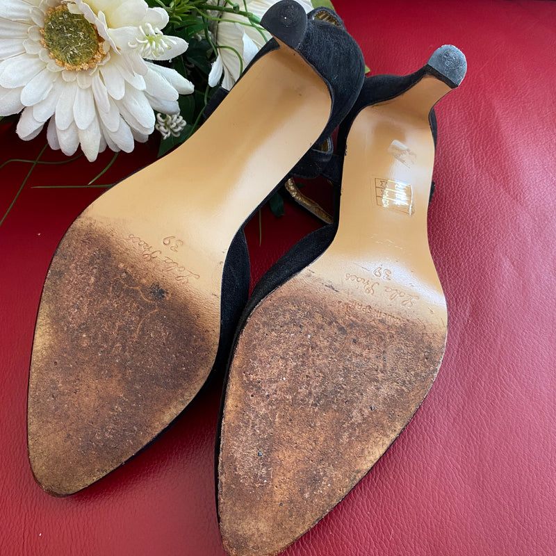 Lola Shoes T-Steg Schuhe Pumps Gr.39