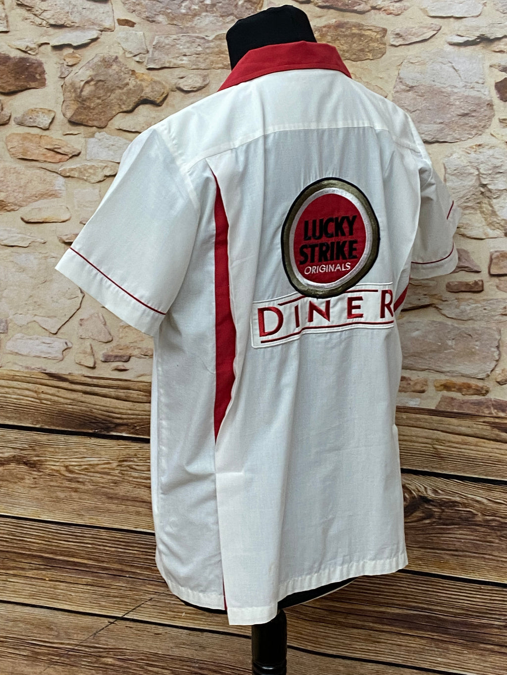 Lucky Strike Vintage Diner Hemd Shirt Gr.S
