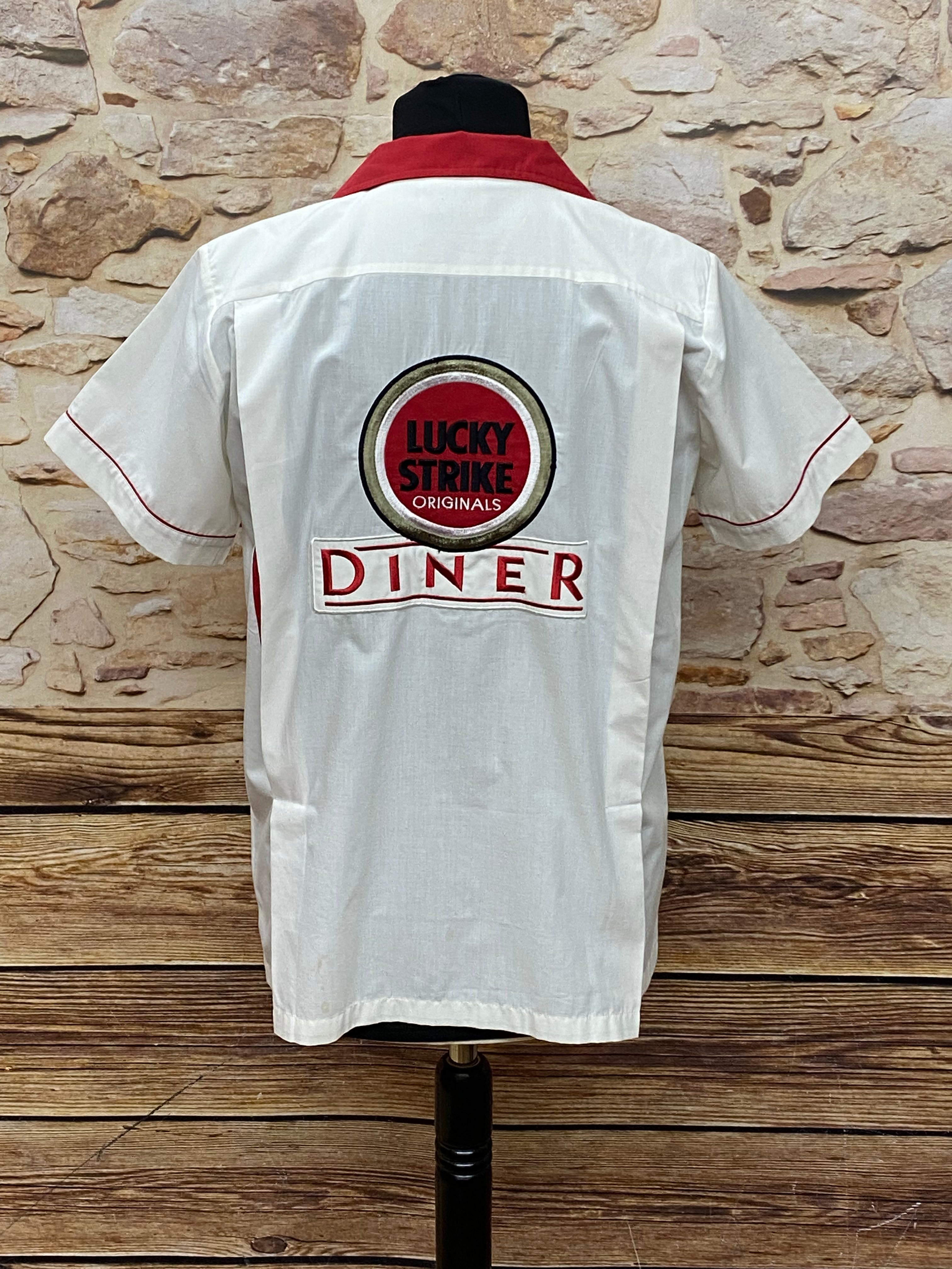 Lucky Strike Vintage Diner Hemd Shirt Gr.L Rockabilly