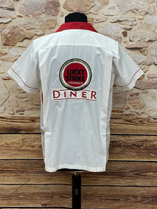 Lucky Strike Vintage Diner Hemd Shirt Gr.L Rockabilly