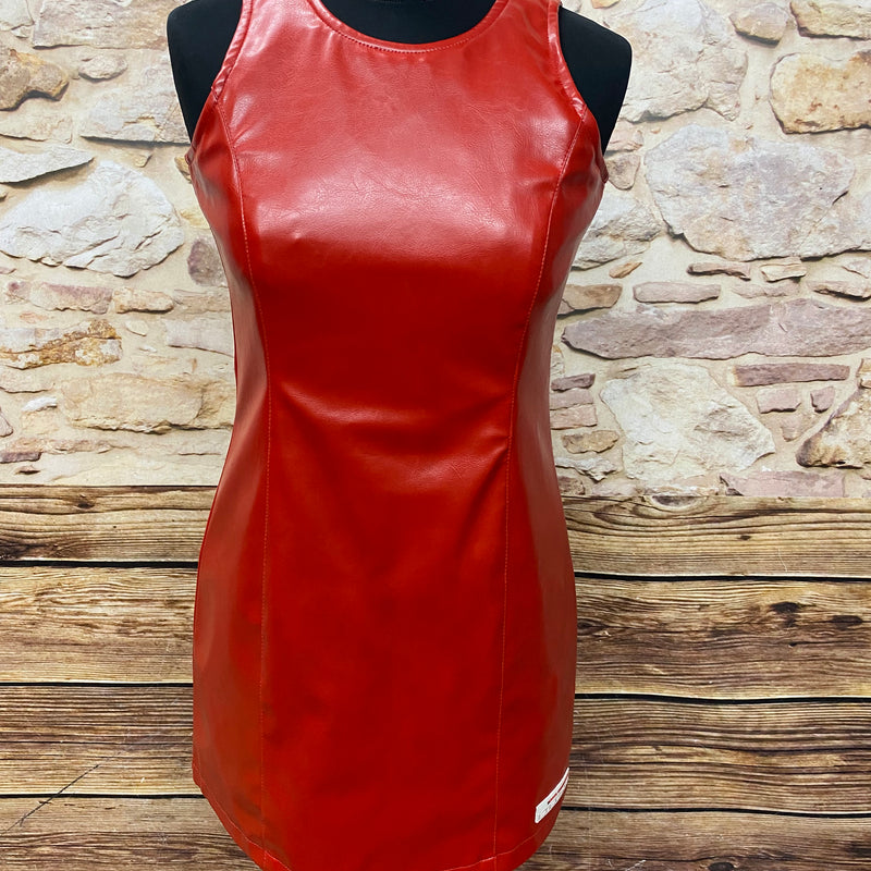 Vintage Kleid Damenkleid von Homeboy sistaz wear, enges Minikleid Gr.M in rot