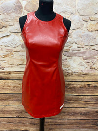 Vintage Kleid Damenkleid von Homeboy sistaz wear, enges Minikleid Gr.M in rot