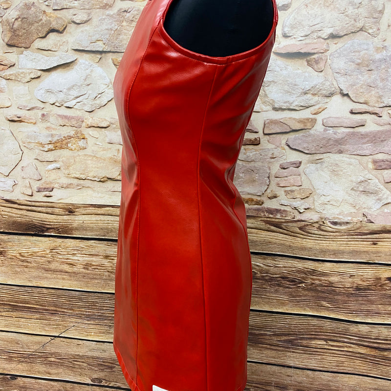 robe vintage robe femme de Homeboy sistaz wear, mini robe serrée taille 36 en rouge 