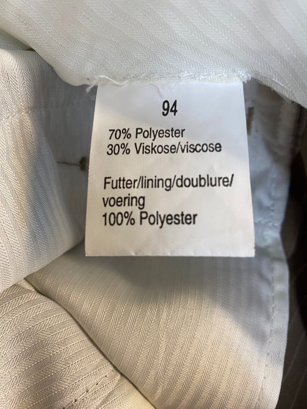 Vintage Anzug Nadelstreifen braun – Größe 94