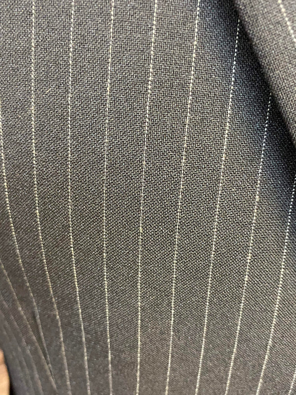 Schwarzer Nadelstreifenanzug für Herren Größe 46 von Canda im 20er Jahre Gatsby Stil, Ansicht 2