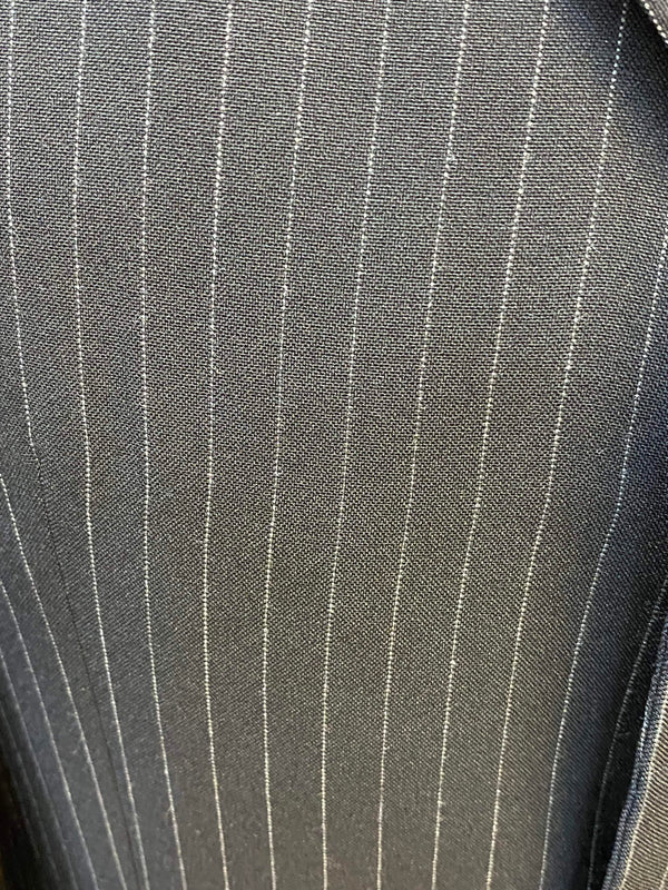 Vintage Nadelstreifenanzug Herren Gr. 46 – Schwarz – SincS