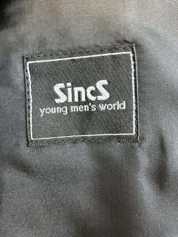 Vintage Nadelstreifenanzug Herren Gr. 46 – Schwarz – SincS