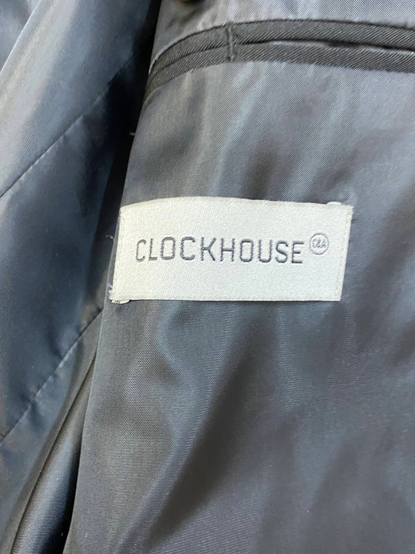 Schwarzer Nadelstreifenanzug für Herren Größe 48 von Clockhouse im 20er Jahre Gatsby Stil, Ansicht 4
