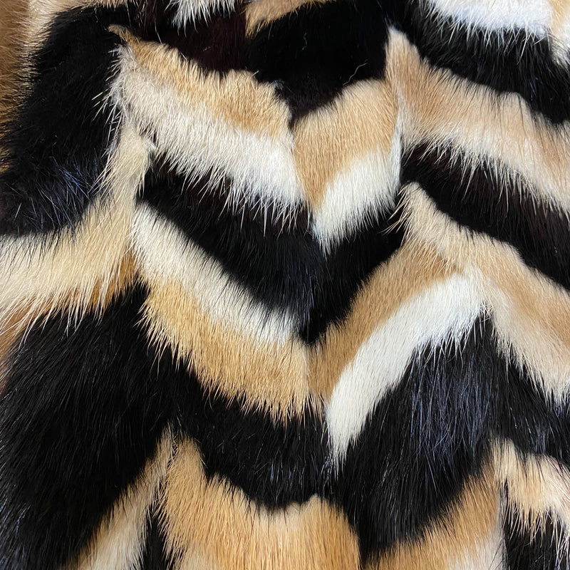 40er Jahre Pelzcape Cape Nerz True Vintage, Fell Pelz Gr.S