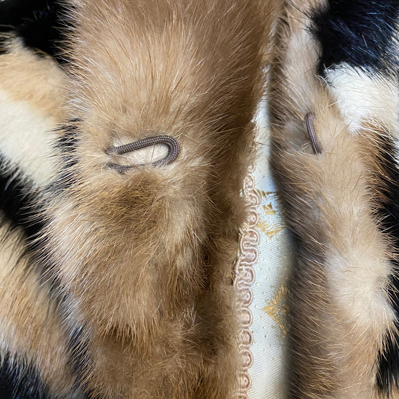 40er Jahre Pelzcape Cape Nerz True Vintage, Fell Pelz Gr.S