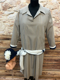 Gatsby-Sailor-Chic ★ 20er Jahre Stil, Größe 44