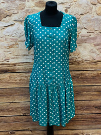 Kleid im Oldtimer Stil, Hut, Kostüm mit Handschuhe und Hut Gr.42