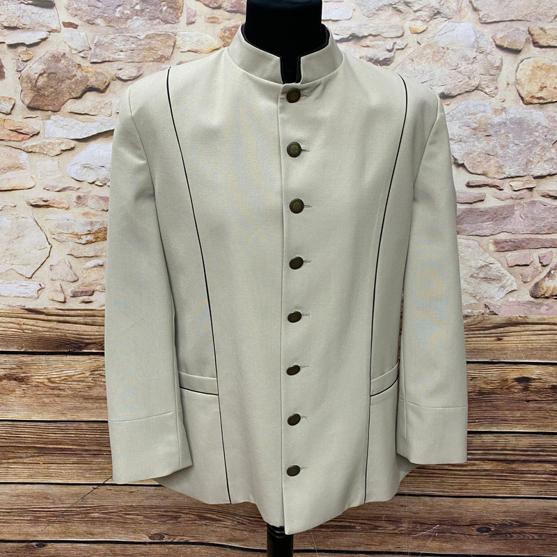 Stehkragenjacke, Page, Uniform, Doorman, Jacke Gr.48/50, beige