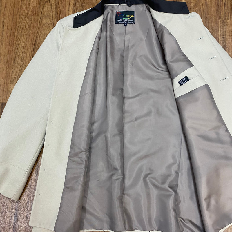 Stehkragenjacke, Page, Uniform, Doorman, Jacke Gr.48, beige