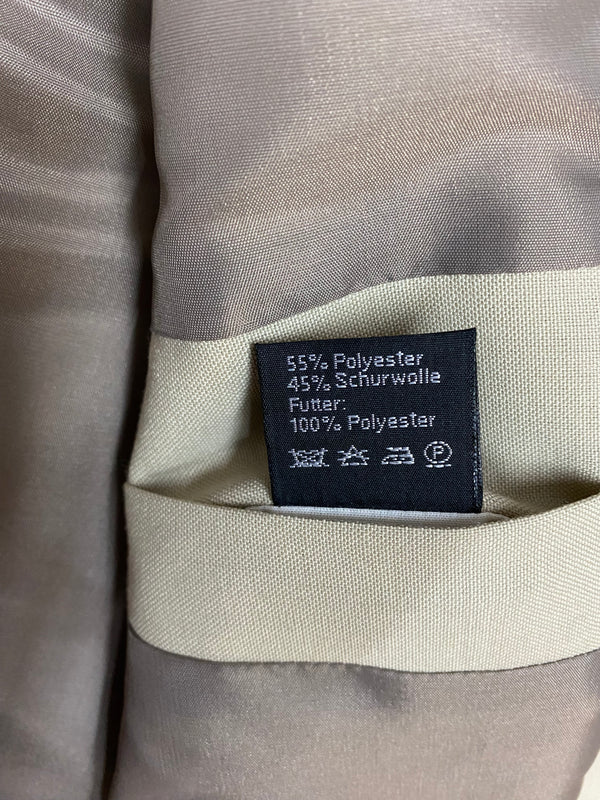 Stehkragenjacke, Page, Uniform, Doorman, Jacke Gr.48, beige