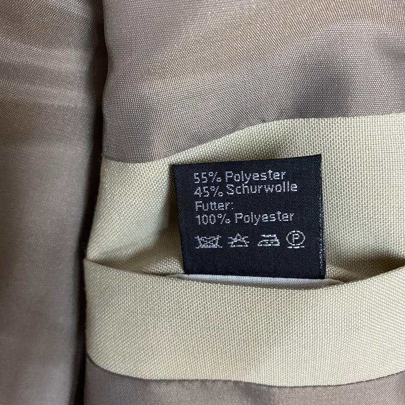 Stehkragenjacke, Page, Uniform, Doorman, Jacke Gr.48, beige