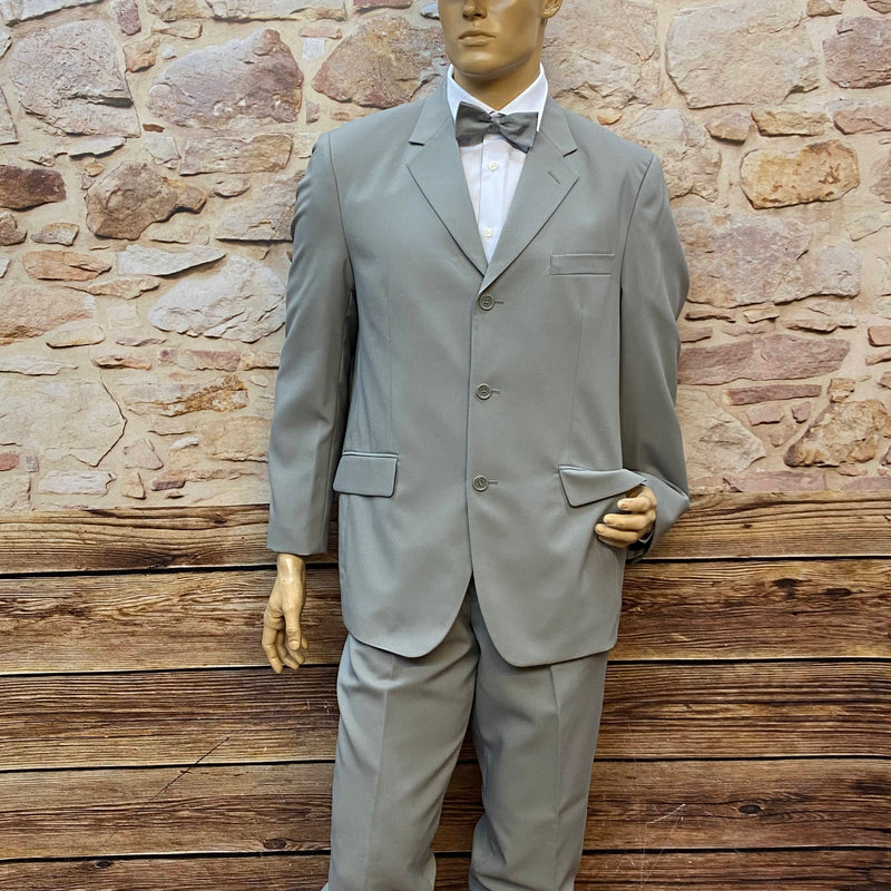 Komplett-Outfit 20er Jahre in Grau – Gr. 50