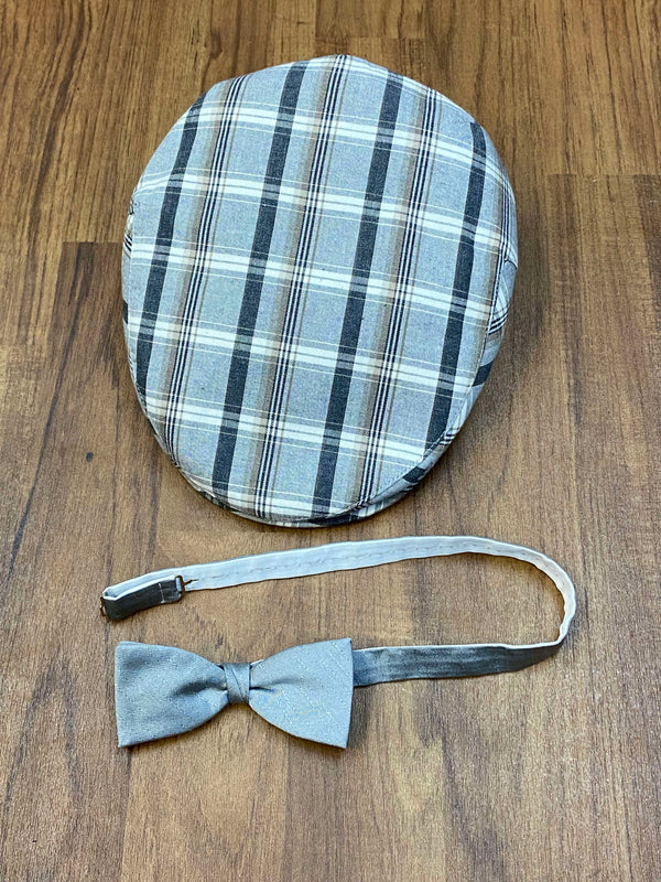 Komplett-Outfit 20er Jahre in Grau – Gr. 50