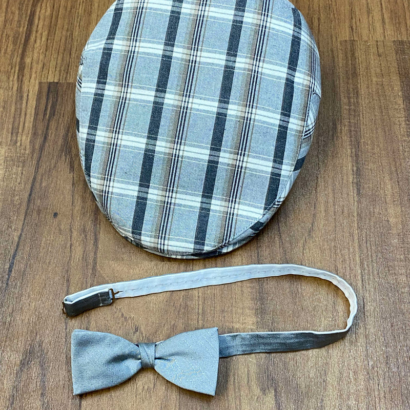 Komplett-Outfit 20er Jahre in Grau – Gr. 50