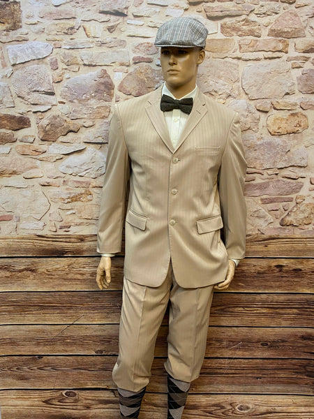 „Peaky Blinders Herrenoutfit im 1920er Jahre Stil – Komplettset mit Anzug und Mütze“